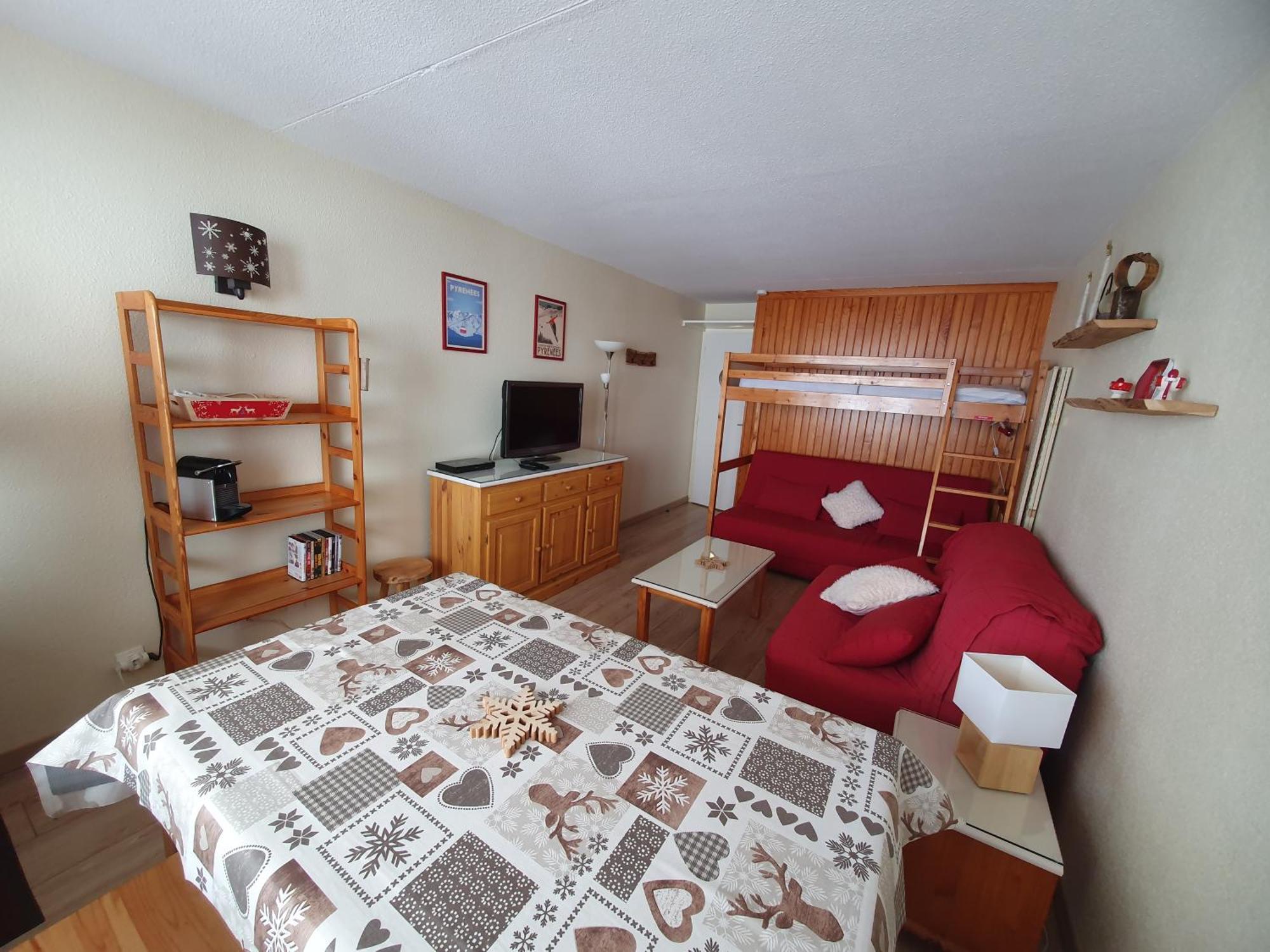 La Mongie, Studio Pieds Des Pistes, Parking Interieur Prive Bagian luar foto